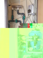 Pohled do technologické místnosti Pohled do technologické místnosti